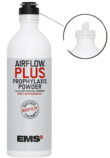 POLVO AIRFLOW PLUS – AHORA EN BOTELLA DE ALUMINIO · Dental World