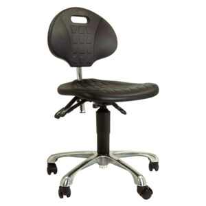 Mestra Silla para puesto de trabajo con respaldo regulable, ruedas con freno