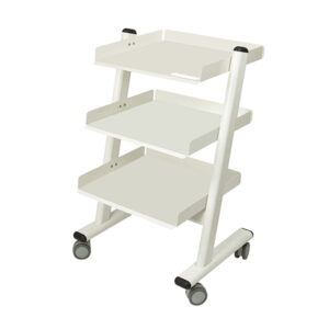 Mestra Carrito móvil montable, tres bandejas