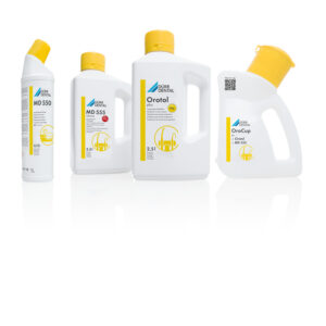 Dürr Orotol Set de iniciación (Orotol plus 2,5 l + MD 555 2,5 l + MD 550 750 ml + OroCup) (set)