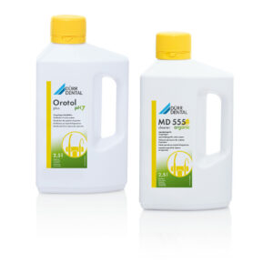 Dürr MD 555 cleaner organic · limpiador especial para aspiración sin espuma (2,5 l)