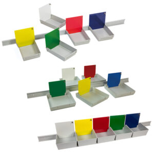 Mestra Bandejas porta-trabajos grandes (10 unidades de un color)
