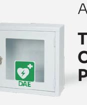 Caja de pared Tecno-Gaz para desfibrilador
